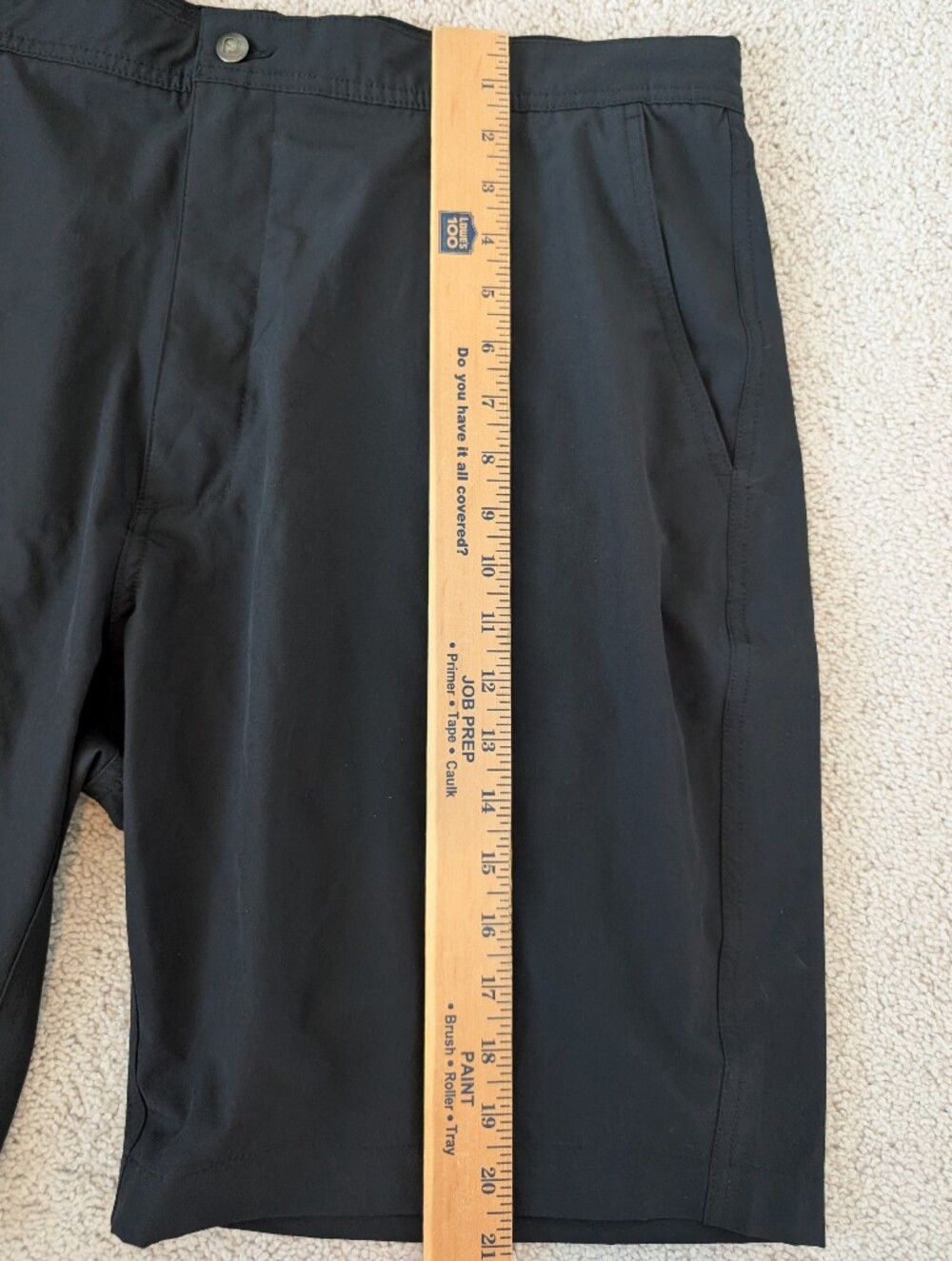 Men's Footjoy Performance Lightweight Golf Shorts Size 40 Black Flat Front - Picture 13 of 13